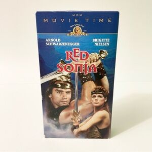 Red Sonja VHS MGM Movie Time Release Arnold Schwarzenegger